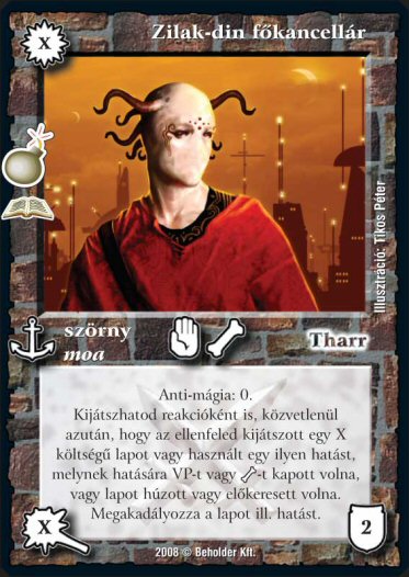 Kiadás: Moa relikviák (Zén)
Gyakoriság: ritka