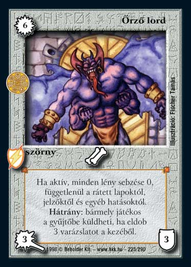 Kiadás: Árnyékhold, Túlélők Földje
Gyakoriság: ritka