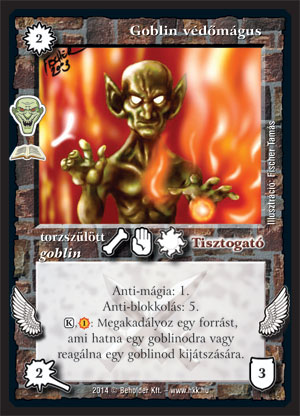 Kiadás: Goblin invázió (Zén)
Gyakoriság: ritka