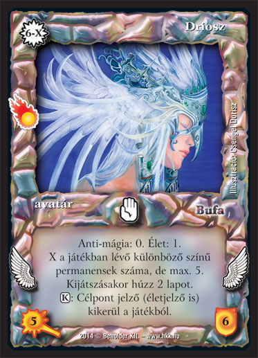 Kiadás: Mágusok Alkonya, Alappakli, 10. kiadás
Gyakoriság: ritka